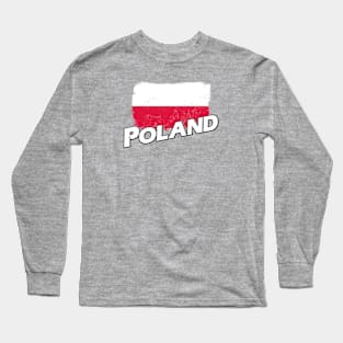 Poland flag Long Sleeve T-Shirt